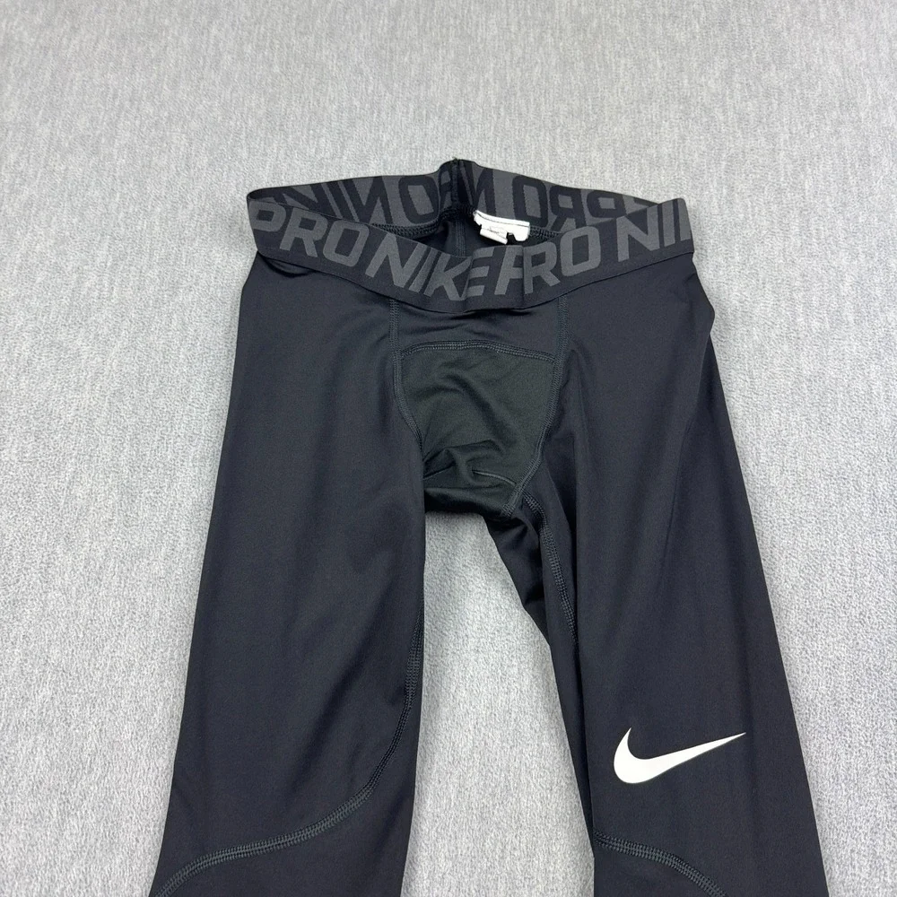 Nike Pro Compression‎ Tight Mens Small Black Training Athletic Gym 838055-010